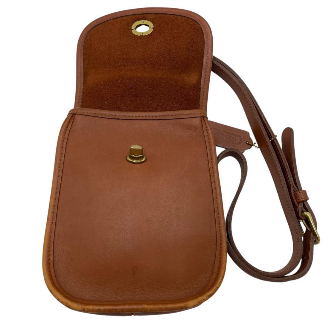 COACH/オールドコーチ 9978 レザー ショルダーバッグ ターンロック