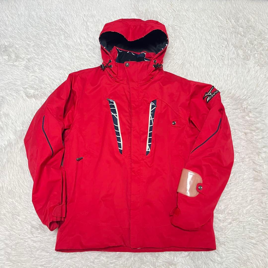 最高峰 MIZUNO ミズノ スキー スノボ セットアップ 赤 ネイビー ライン