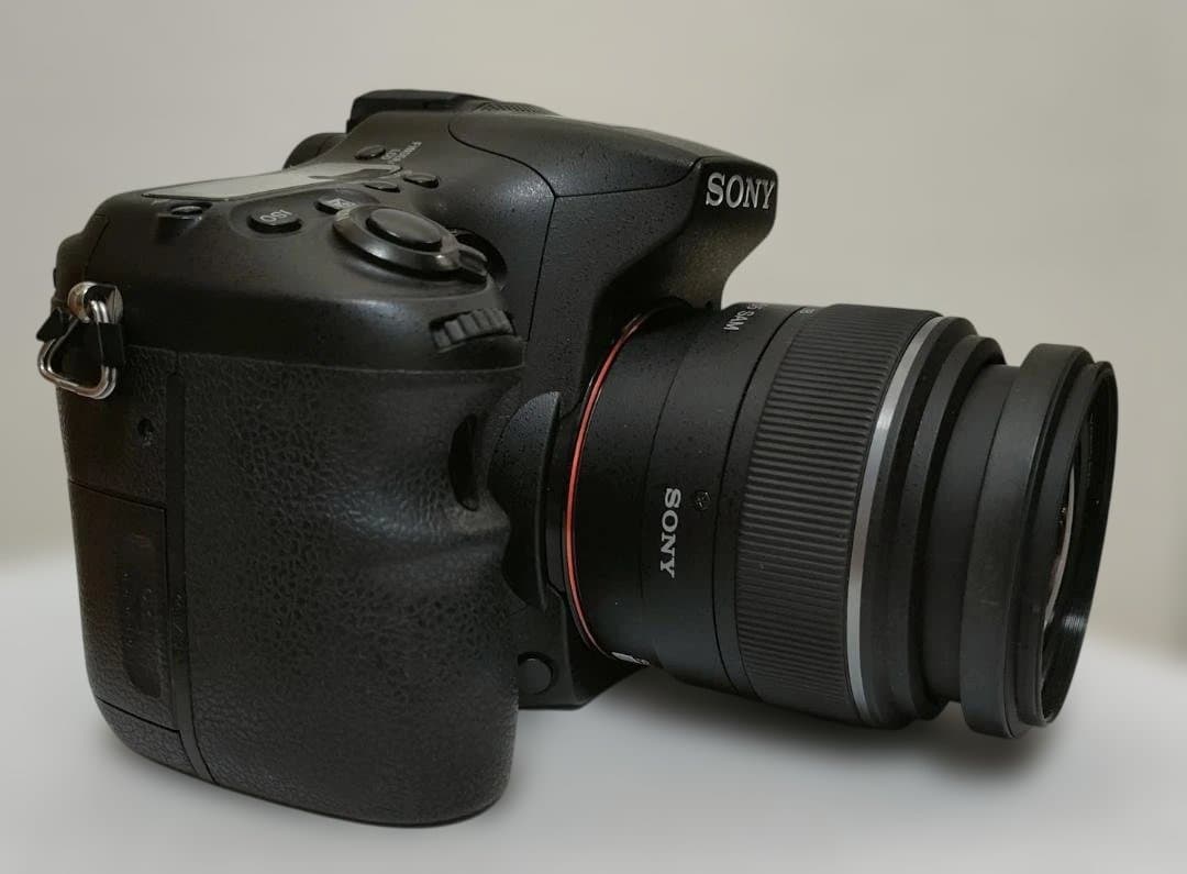 【美品】SONY α77 SLT-A77V レンズ・カメラバッグ付