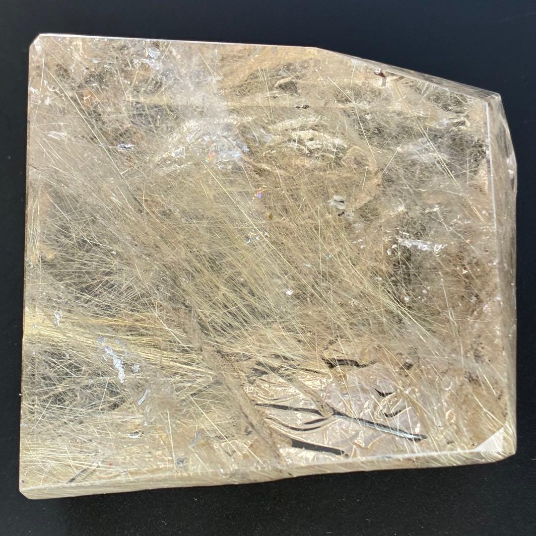 お正月SALE〜☆天然石☆ ルチルクォーツ　ヴィーナス　虹　高品質　原石　箱付き