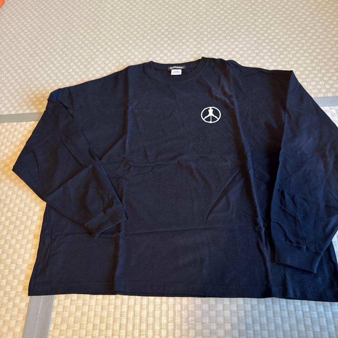 ゴルフィッカーズ　Golfickers ロゴ入り 黒 長袖Tシャツ