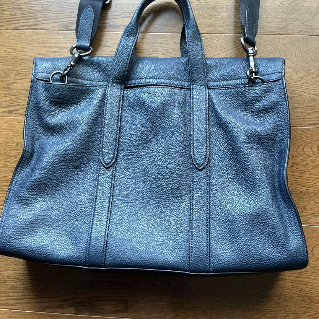 COACH コーチ　ネイビー ビジネスバッグ