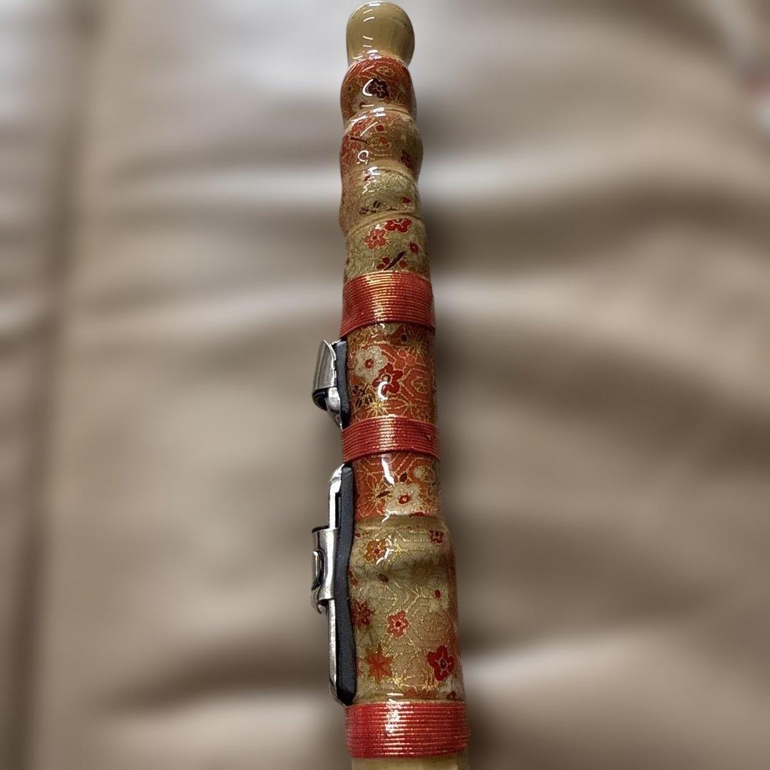 伊勢海老　穴釣り竿　布袋竹　ハンドメイド