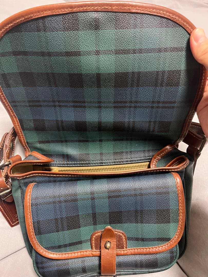 ラルフローレン　チェック柄ショルダーバッグ