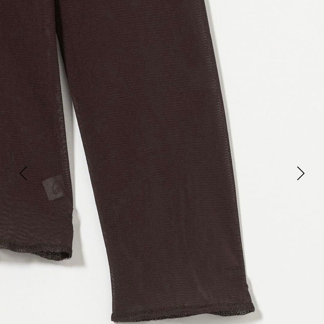 6 ROKU ナイロン チュール シャツ