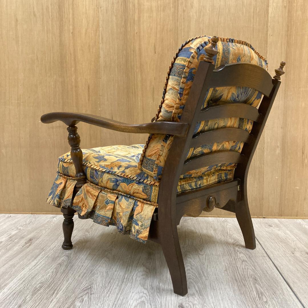 【飛騨産業】キツツキ　穂高　アームチェア　一人掛けソファ　シングル B