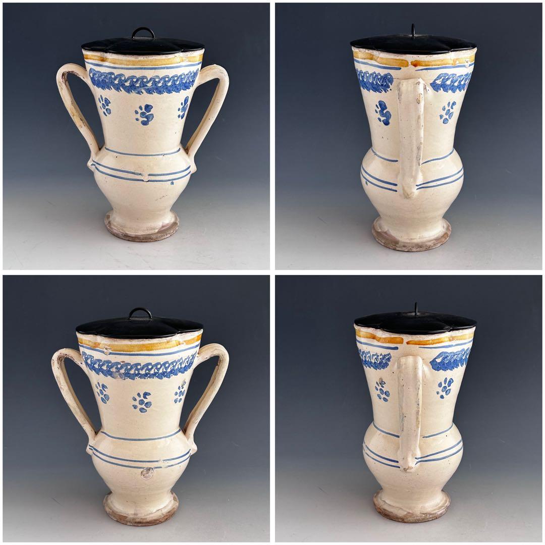 茶道具　和蘭陀　時代　水指　骨董　アンティーク　オランダ　細水指　茶会　稽古