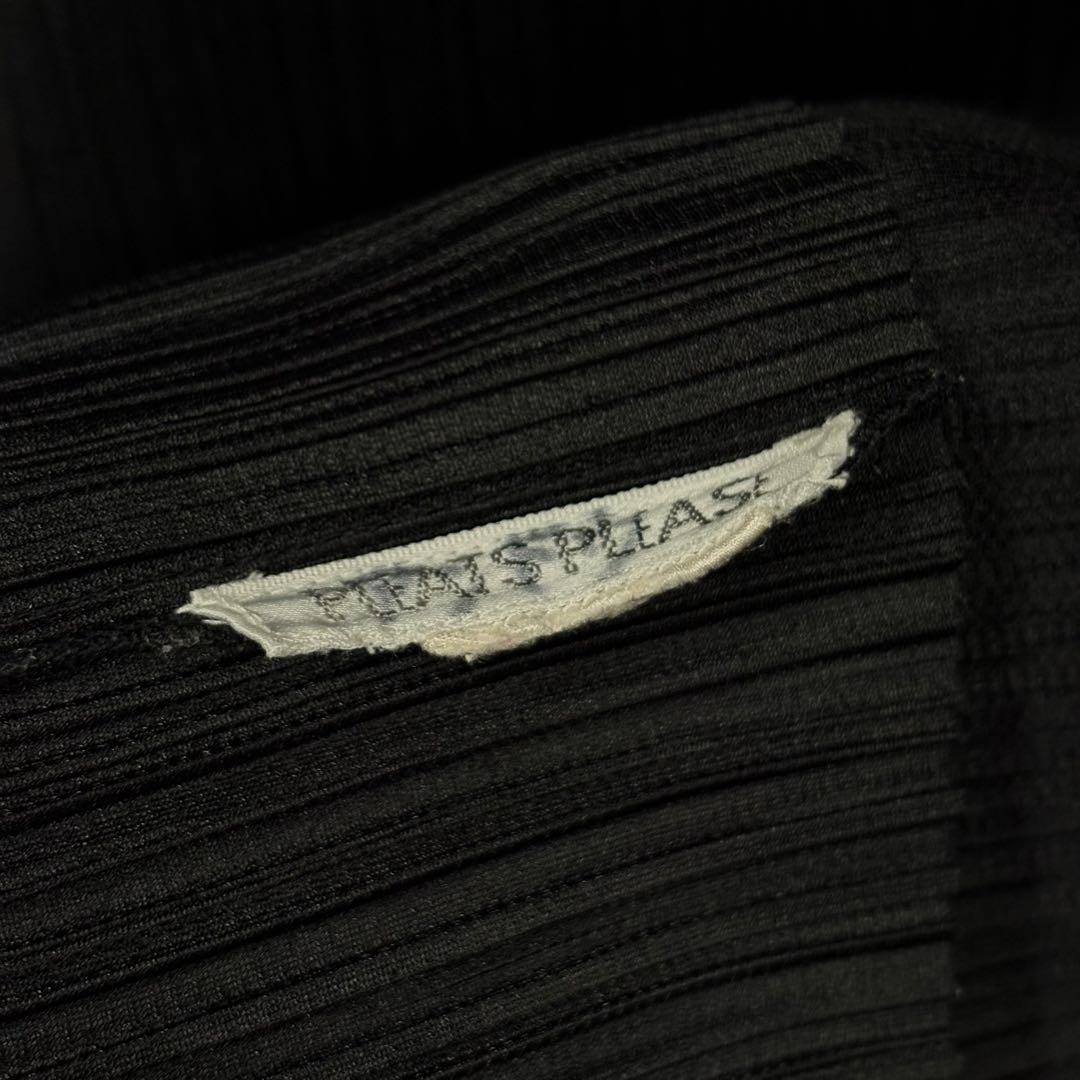 トップス Rare 00s Archive PLEATS PLEASE Black Top