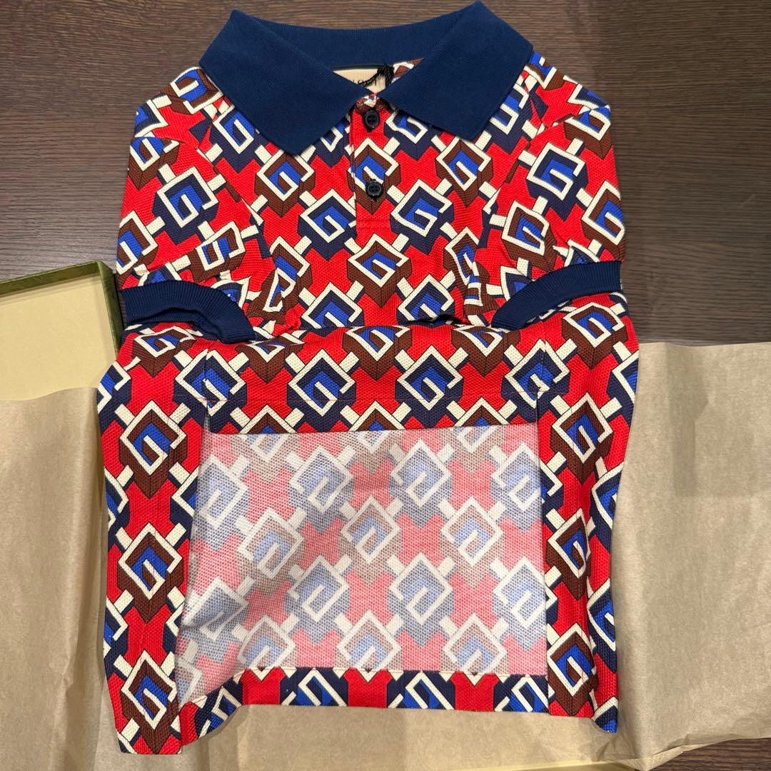 グッチ　GUCCI　犬用ウェア　Lサイズ　新品未使用　G レッド　ブルー