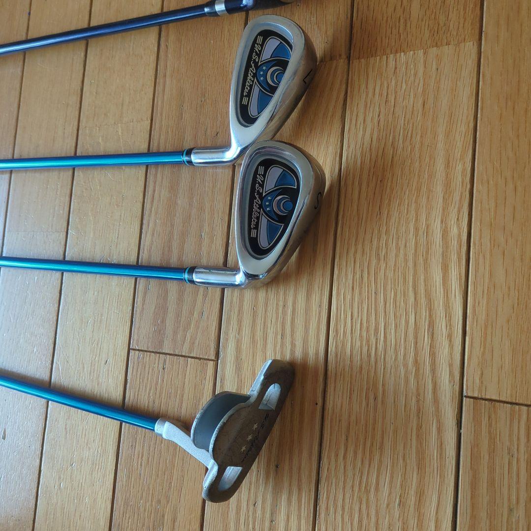 ジュニア ゴルフクラブセット スタンド式