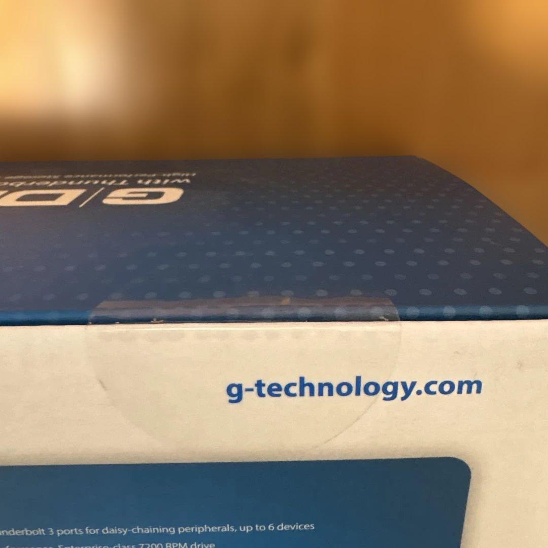 外付けハードディスク・ドライブ G-Technology 10TB G-DRIVE Thunderbolt 3