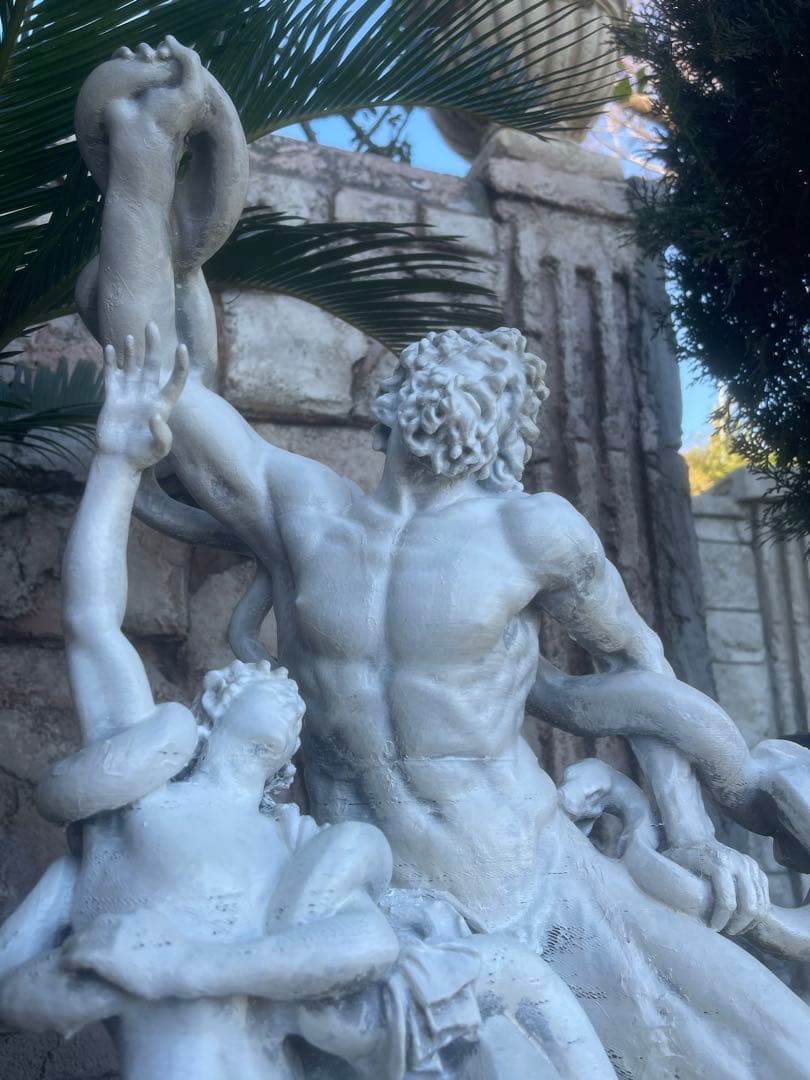 ラオコーン高さ:60cm,イタリア語:Gruppo del Laocoonte