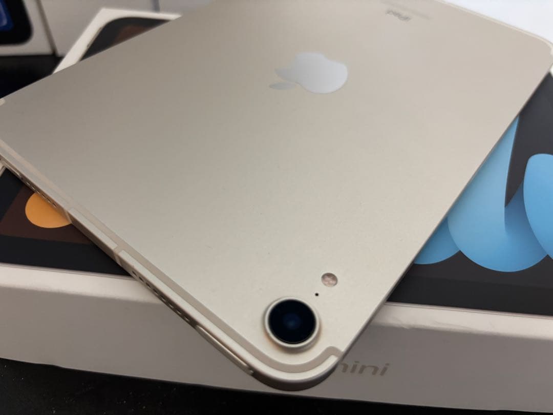 s*9様 iPad mini 第6世代 64GB WiFi+セルラー スターライ