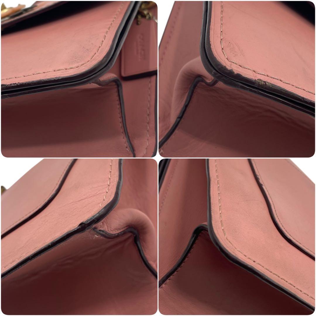 バッグ Coach Tea Rose Chain Shoulder Bag