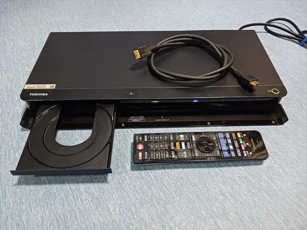 東芝 HDD/BDレコーダー DBR-W1009 1TB 2020年製 動作確認