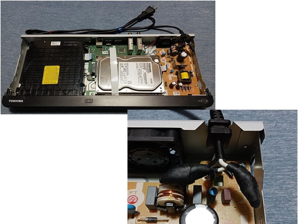 東芝 HDD/BDレコーダー DBR-W1009 1TB 2020年製 動作確認