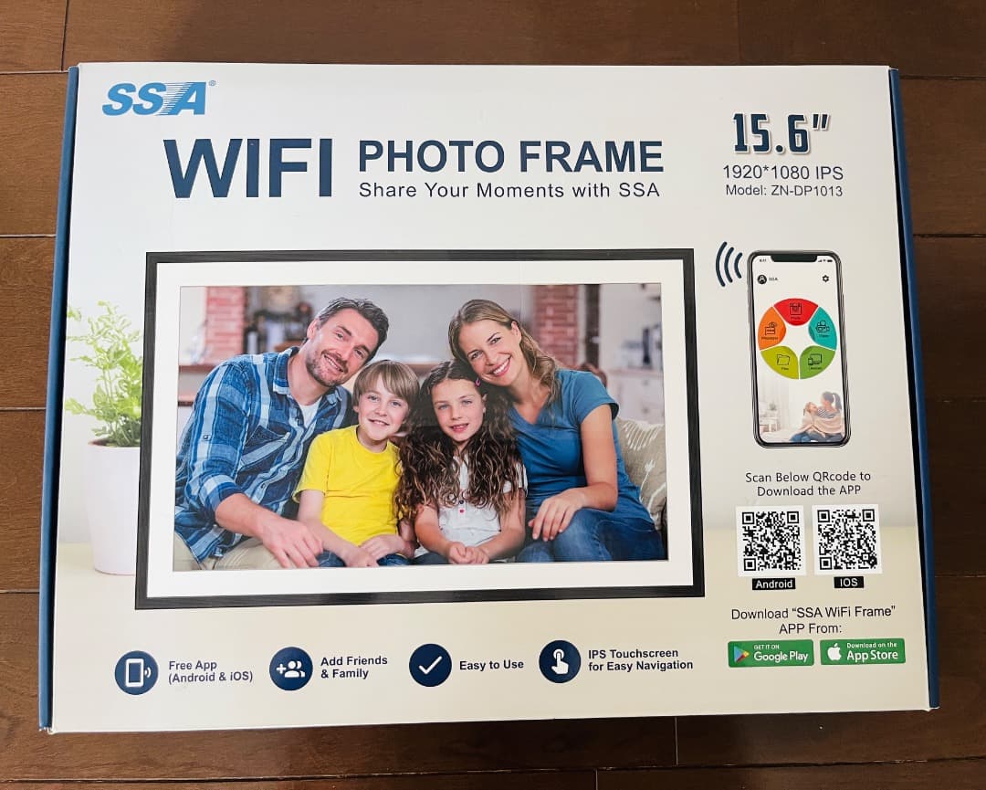 新品未使用 大型デジタルフォトフレーム wifi moonka 15.6インチ