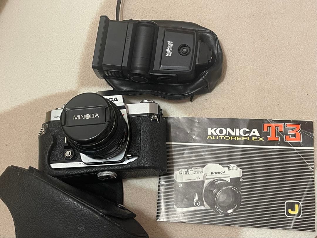 KONICA AUTOREFLEX T3 フィルムカメラ　ストロボ