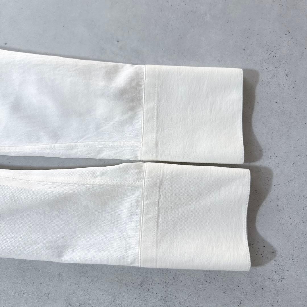 タグ付未使用 IENA長袖バンドカラーシャツLanificio Cangioli