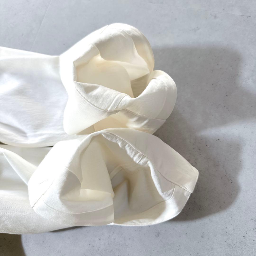 タグ付未使用 IENA長袖バンドカラーシャツLanificio Cangioli