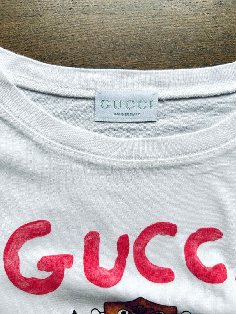 GUCCI プリントコットンTシャツ チルドレン　ウクレレ柄　150