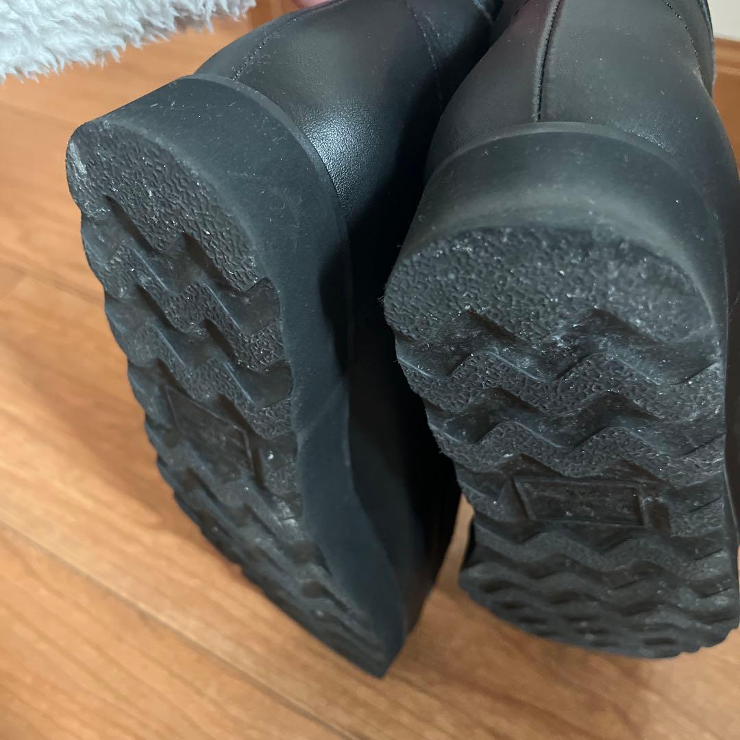 MARW UNITED ARROWS 黒 レザー アンクルブーツ