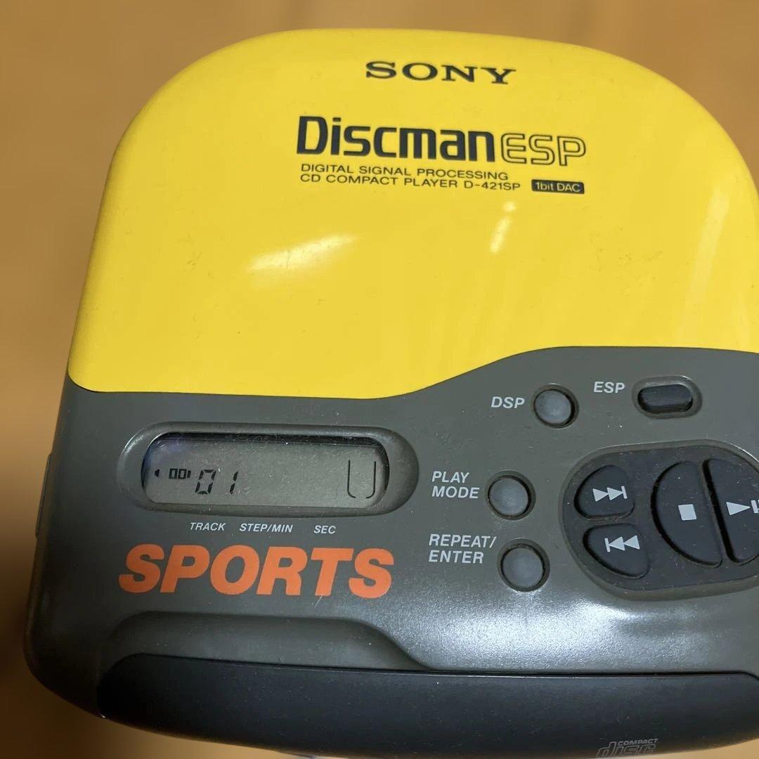 SONY Discman ESP ポータブルCDプレーヤー　D-421SP