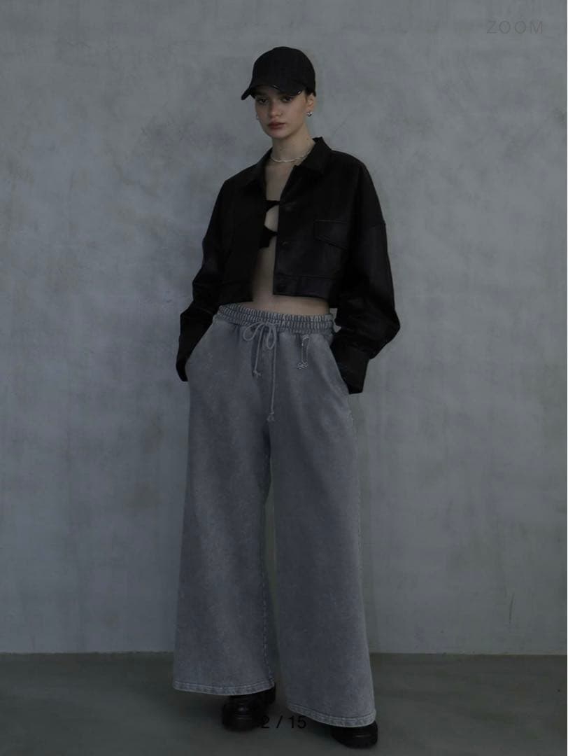 ジャケット・アウター meltthelady cropped leather like jacket