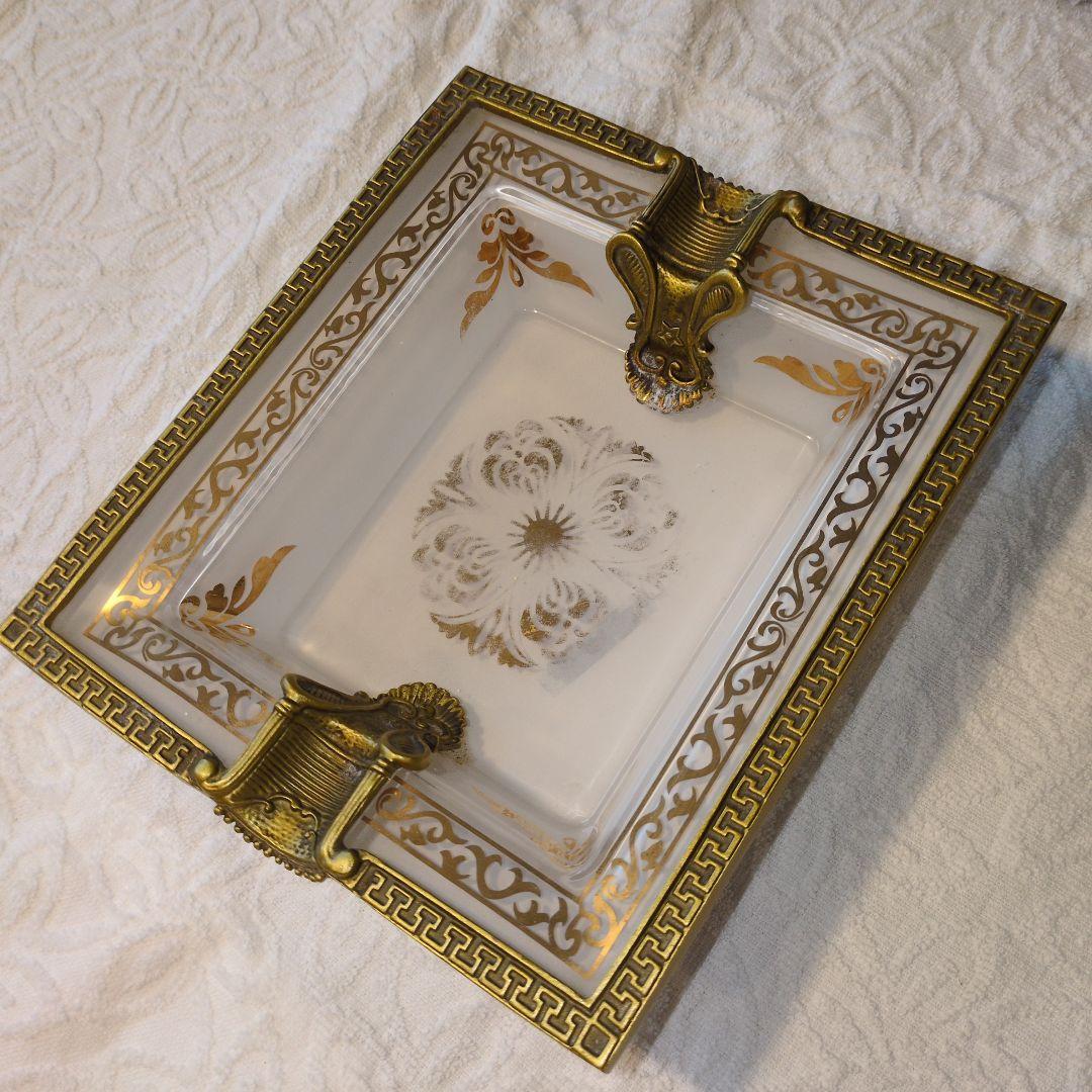 再お値下げしました!ＺARAホーム、アンティーク風灰皿、希少。お洒落な小物入れ