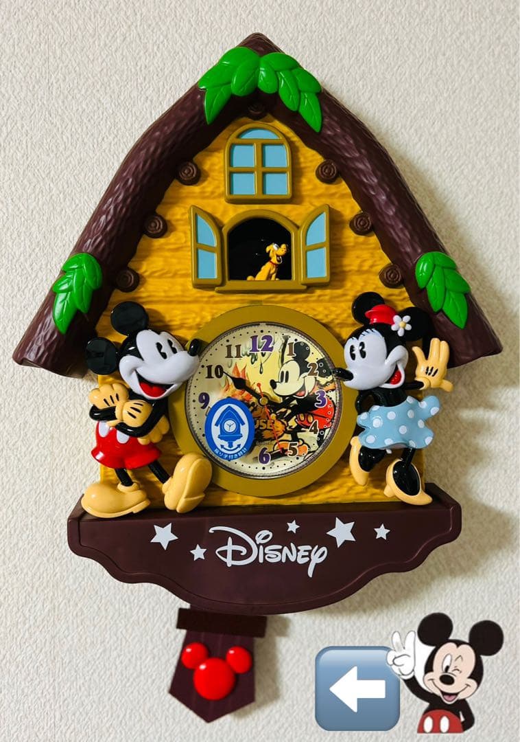 [レア]ディズニー振り子時計♥︎新品、未使用♥︎
