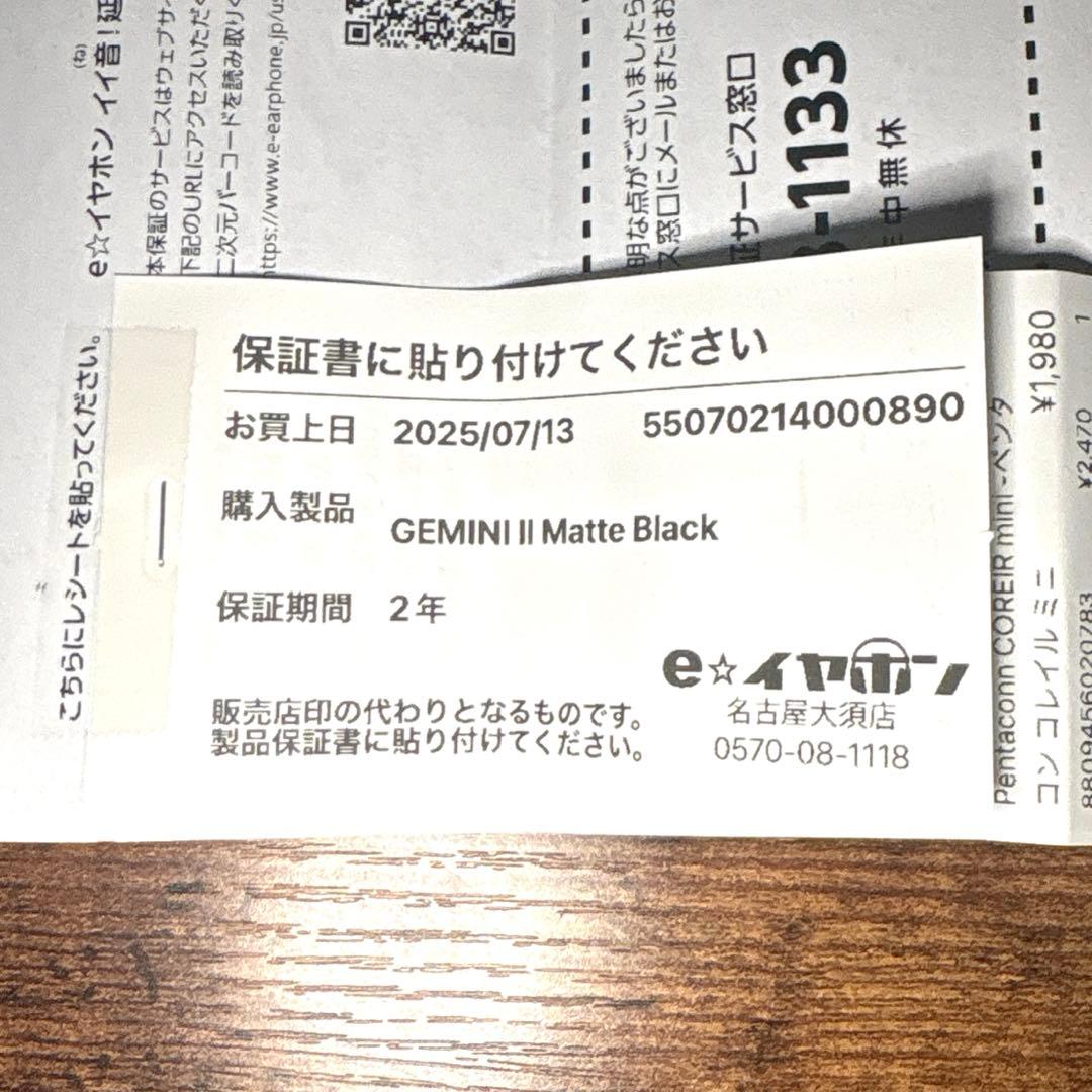 DEVIALET GEMINI II ワイヤレスイヤフォン ハイエンド