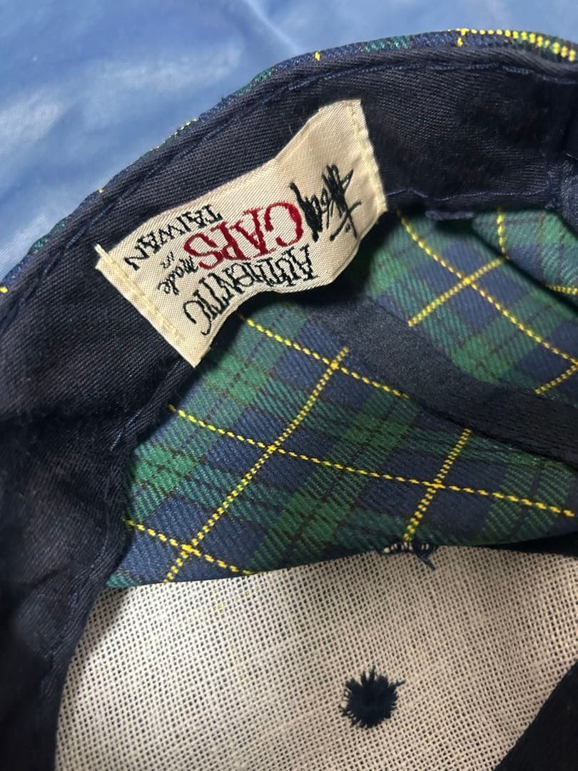 OLD STUSSY チェック　キャップ　オールドステューシー