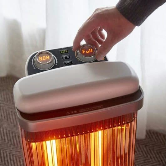 美品⭐2022年製 アラジン グラファイトヒーター/遠赤外線セラミックヒーター