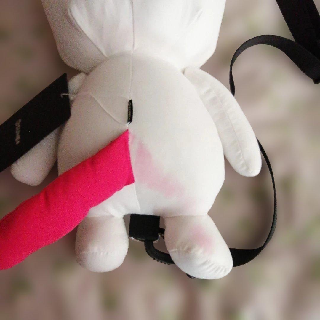 CUNE　キューン　肩掛けうさちゃんバッグ　55cm　白　新品未使用ですが訳あり