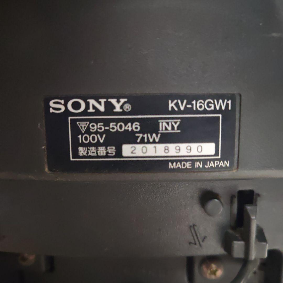 ◇動作確認済み◇SONY ブラウン管テレビ　KV-16GW1　ゲームモード機能付
