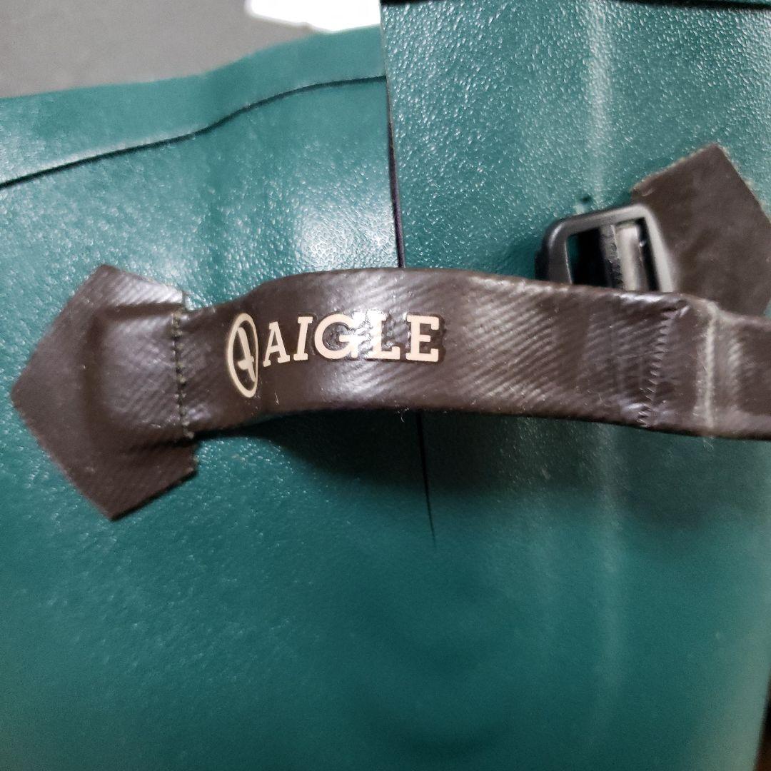 【新品未使用】AIGLE エーグル　ダークグリーン 長靴24.5cm