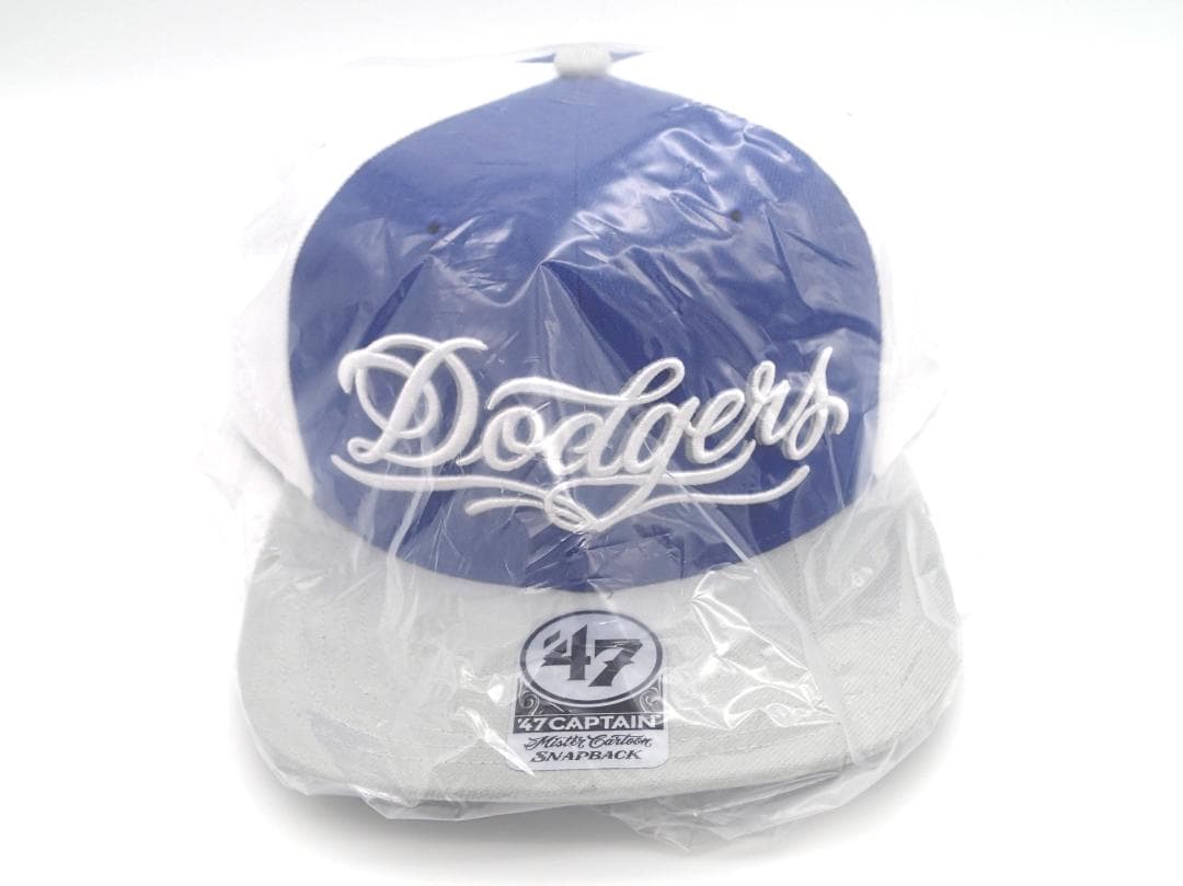 応援グッズ MR CARTOON LA DODGERS 47 QUILL CAP WT BL