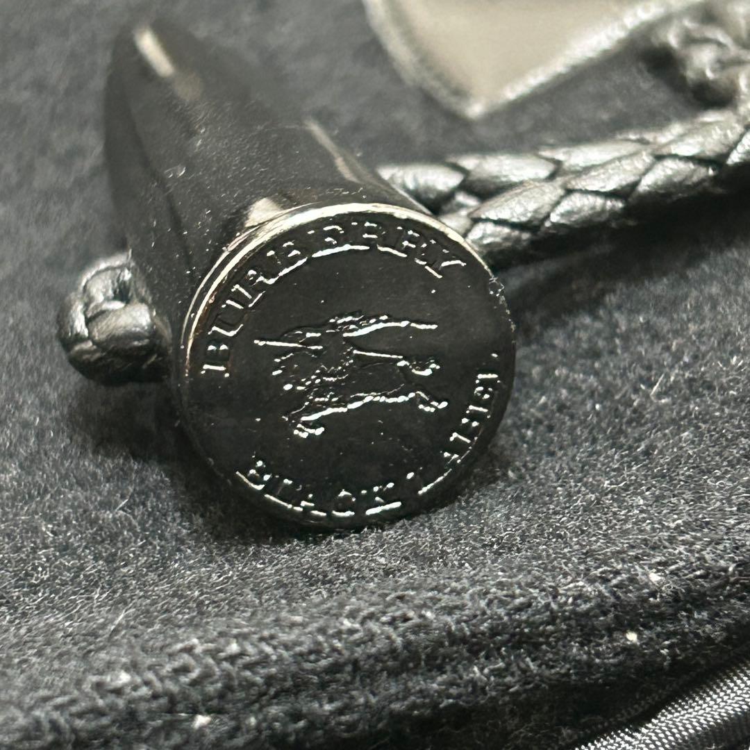 【美品】バーバリーブラックレーベル ウールメルトン ダッフルコート ブラック L