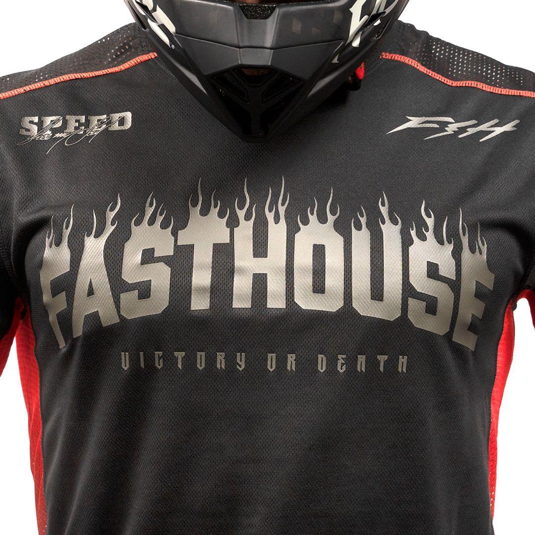 日本未入荷Fasthouse 上下セット VICTORY OR DEATH YM