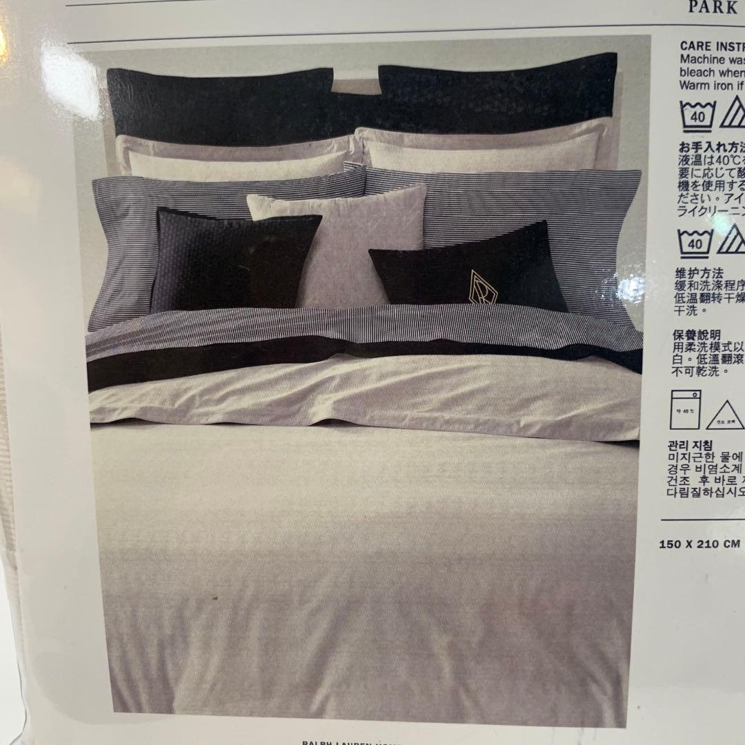 新品未使用 ラルフローレンコンフォーターカバー 掛け布団カバー シングル