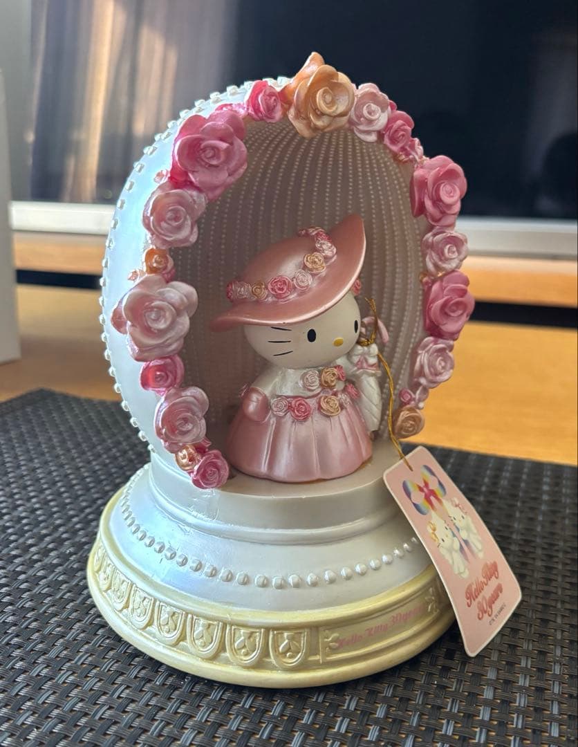 【ジャンク品】ハローキティ 30周年記念 オルゴール　加藤工芸 レア