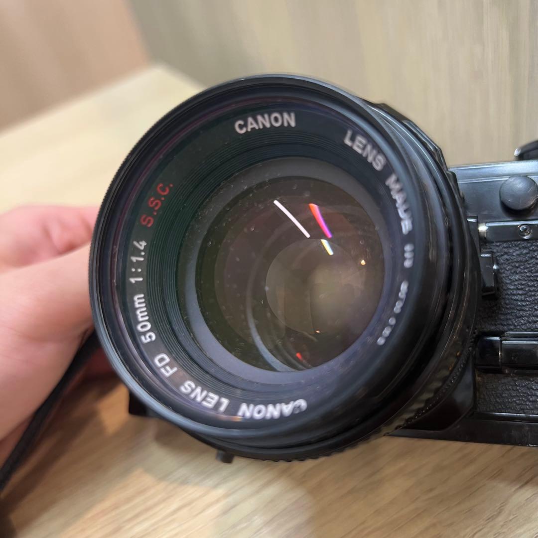 Canon キャノン A-1 フィルムカメラ　フラッシュ付き