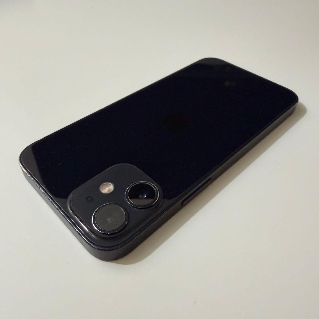 iPhone 12 mini 黒 128GB SIMフリー 電池75% フィルム