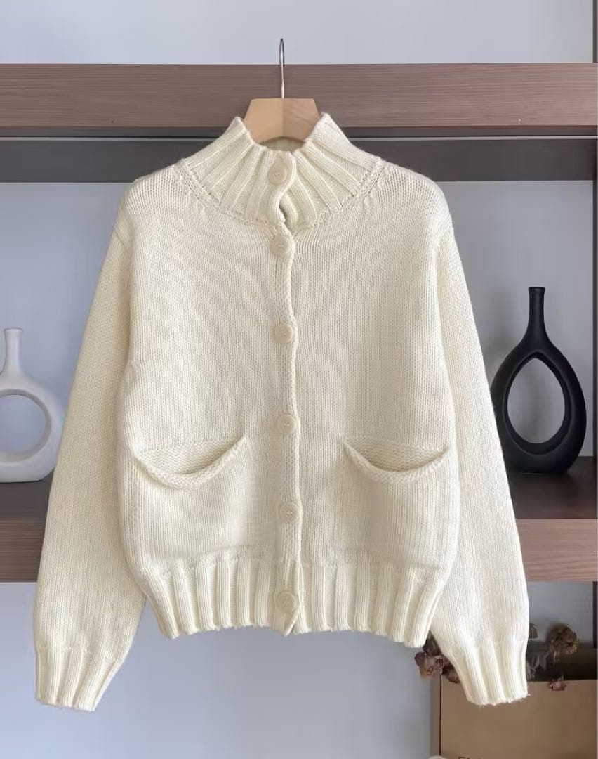 NOTHING WRITTEN ニットセーター ウールカーディガン