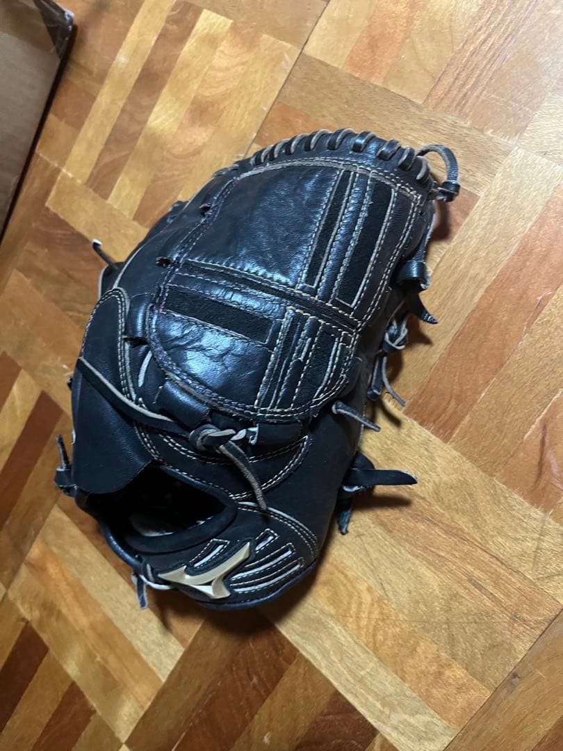 ミズノ 軟式グローブ ブラック 右投げ用