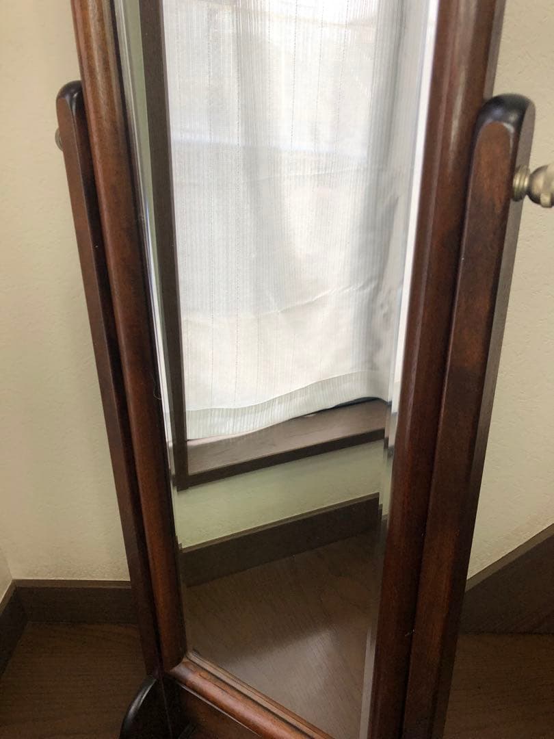 希少サイズ 限定1台 松本民芸家具 姿見 鏡 ミラー ミズメザクラ 送料無料