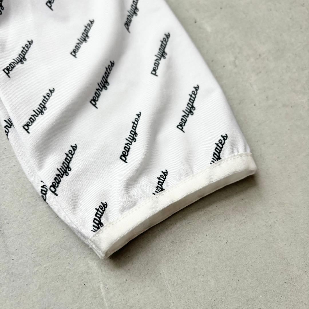 【21年モデル】PEARLY GATES ダブルジップパーカー ロゴ総柄 薄手