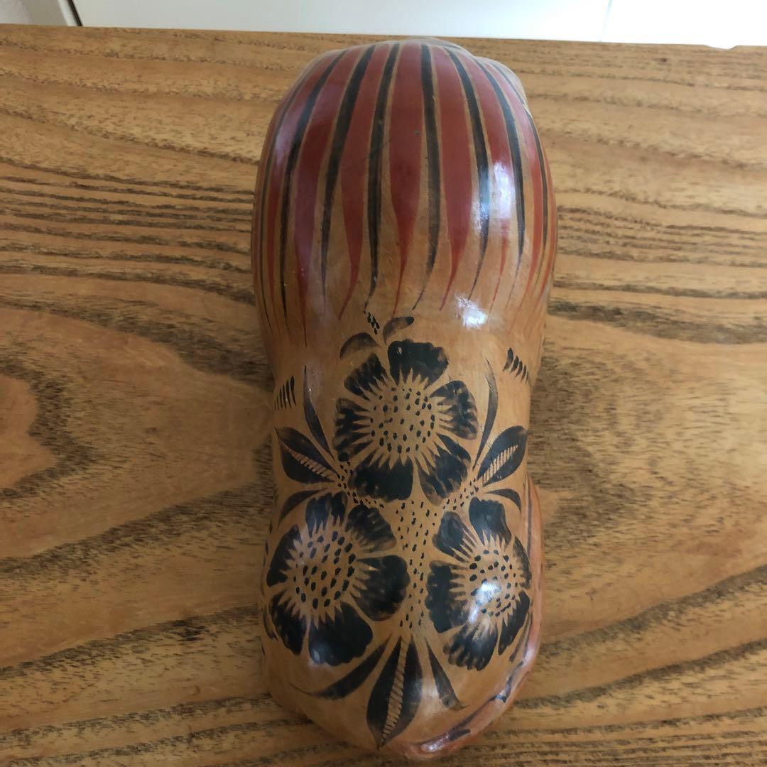ヴィンテージ　メキシコ　陶器　置物　ライオン