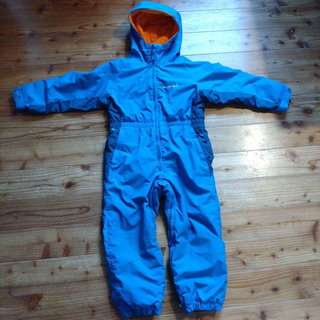 モンベル　パウダーカバーオール　ジャンプスーツ　雪　冬　キッズ　120