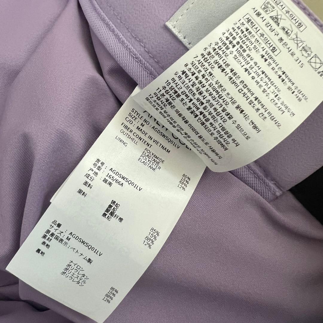【新品】ANEW GOLF アニューゴルフ　スカート　インナーパンツ　紫　M